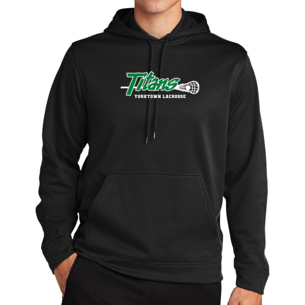 Unisex/Mens Sport Wick Polyester Fleece Hooded Sweeatshirt Thumbnail