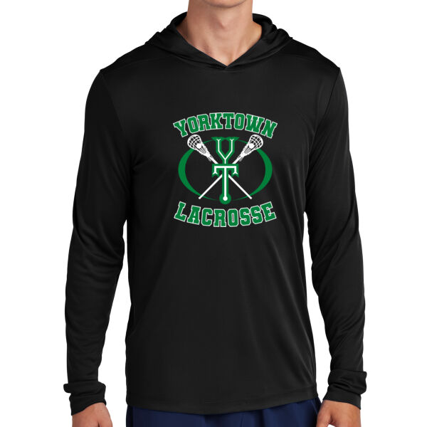 Adult Posi UV Pro Long Sleeve Hoodie Thumbnail